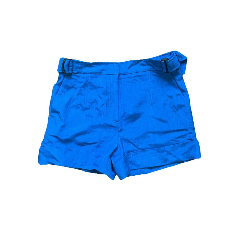 Alberta Ferretti Linen Blend Mini Shorts – Size US 4